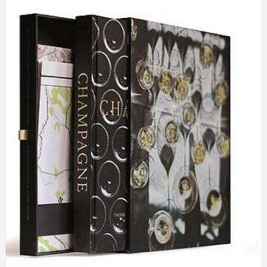 Champagne Boxed Book & Map Set