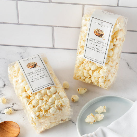 White Cheddar & Truffle Popcorn - Jocelyn & Co. Drop Ship